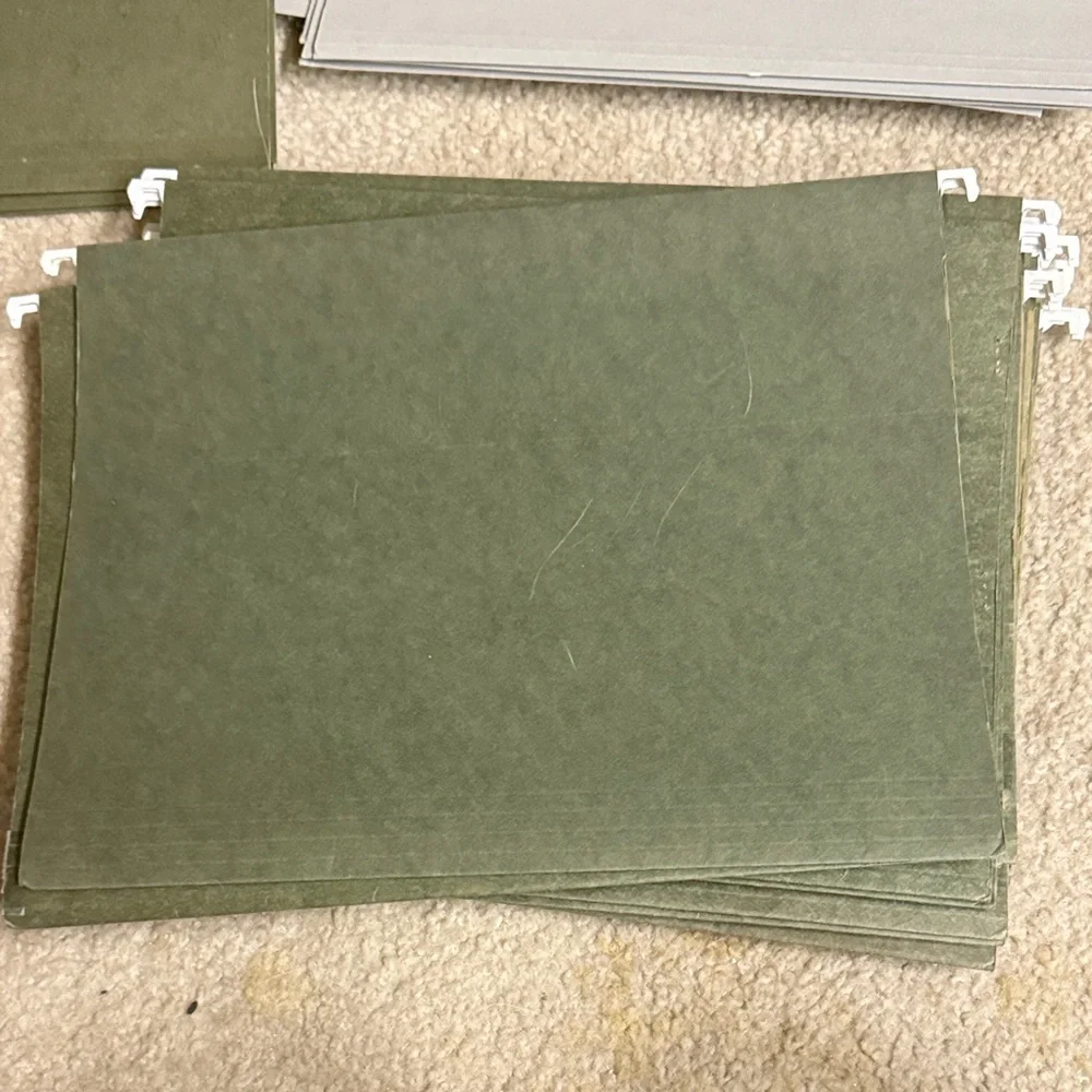 Staple / office max/ Pendaflex / S mead Hanging File Folders 58-60